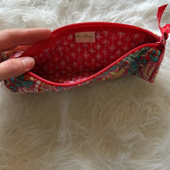 Vera Bradley Paisley in Paradise Makeup Brush & Pencil Zipper Bag - Picture 3 of 3